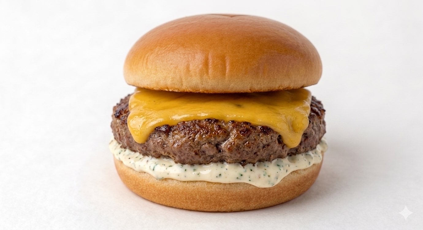 Creamy Boursin burger livraison Perpignan nuit
